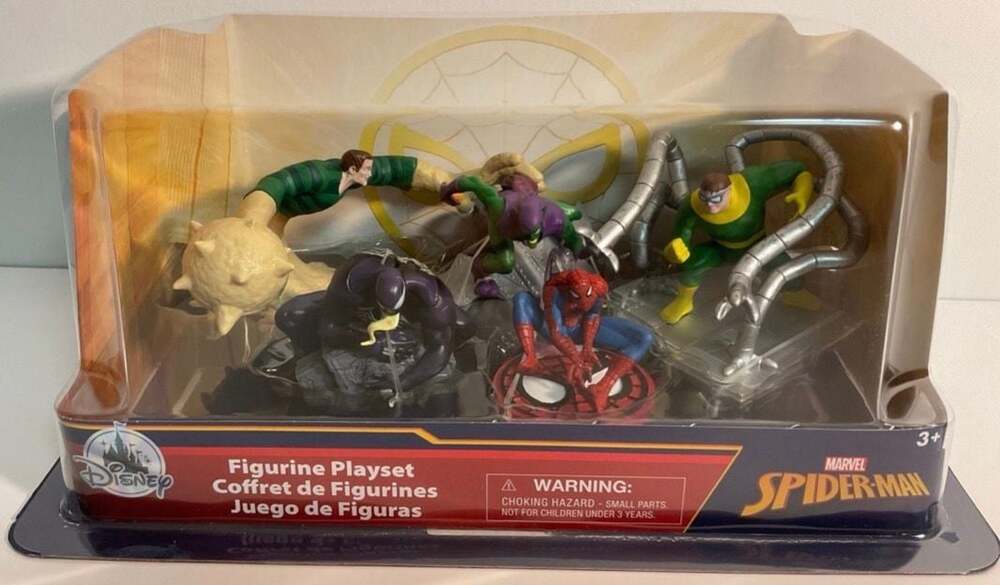 Disney Store Marvel Spider-Man Figurine Playset